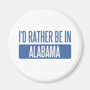 Aimant Je préférerais être en Alabama