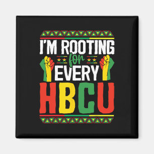 Aimant Je soutiens pour chaque Hbcu Mois d'Histoire Noire