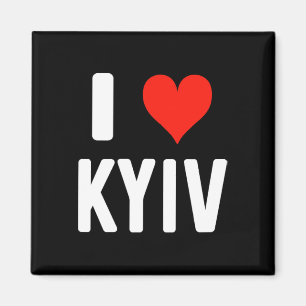 Aimant Je suis amoureux de Kiev Ukraine - Amour - Voyage