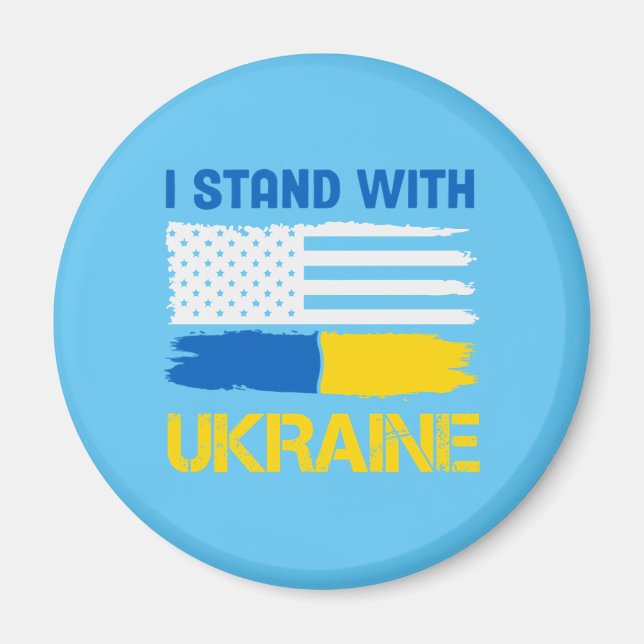 Aimant Je Suis Avec L'Ukraine (Devant)