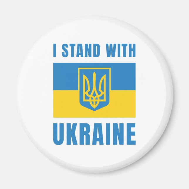 Aimant Je Suis Avec L'Ukraine (Devant)