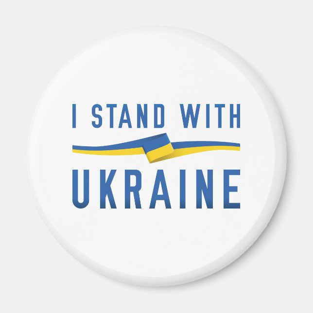 Aimant Je Suis Avec L'Ukraine (Devant)