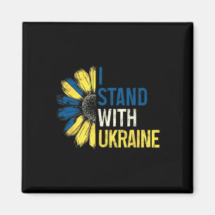 Aimant Je suis avec l'Ukraine 2025 Chemises Drapeau ukrai