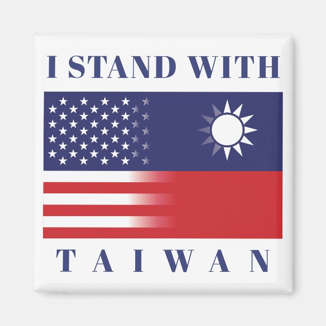Aimant Je Suis Avec Taiwan (Devant)