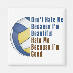 Aimant Je suis belle, je suis bonne Volleyball
