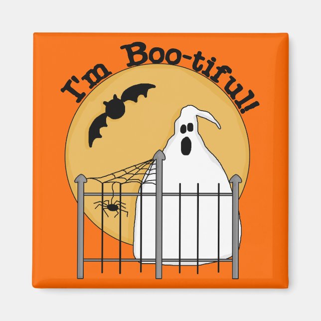 Aimant Je suis Boo-tiful Halloween T-shirts et cadeaux (Devant)