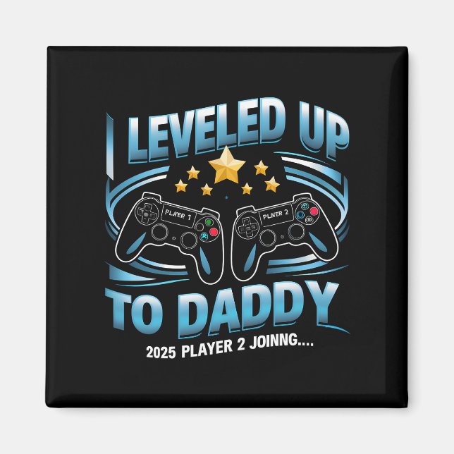 Aimant Je suis devenu papa 2025 Blague futur papa à venir (Devant)