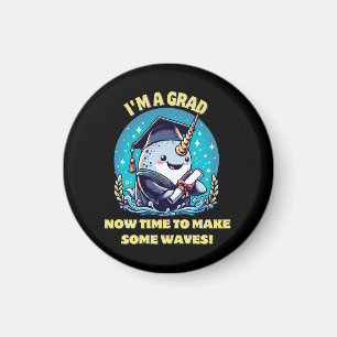 Aimant Je suis diplômé d'une licorne de mer ! Maintenant,