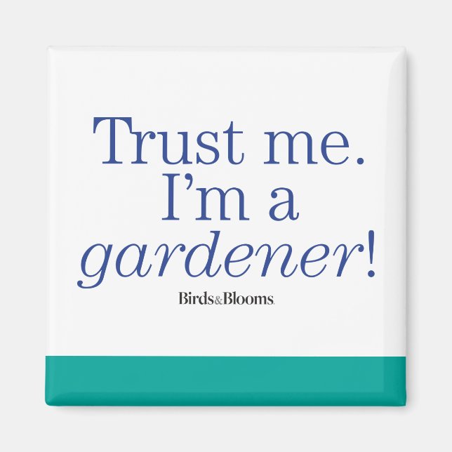 Aimant Je suis Gardener (Devant)