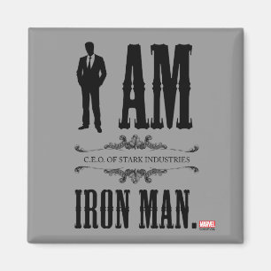 Aimant Je suis Iron Man