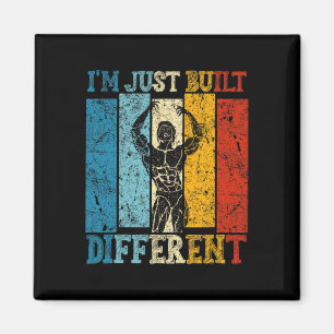 Aimant Je suis juste construit différemment - Corps de fi