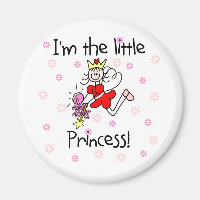 Aimant Je suis la petite princesse (Devant)
