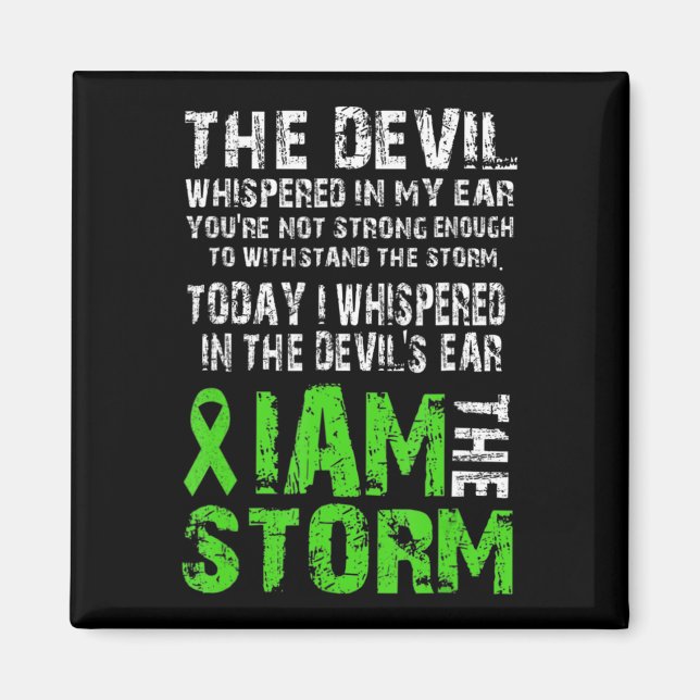 Aimant Je Suis La Tempête Sensibilisation À La Santé Ment (Devant)