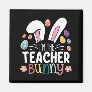 Aimant Je suis Le Matching de Pâques Bunny Enseignant