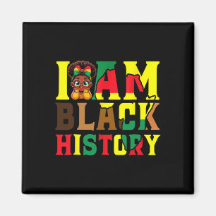 Aimant Je suis le Mois de l'histoire des Noirs Afro-Améri