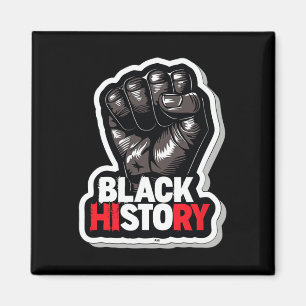 Aimant Je suis le mois de l'histoire des Noirs Fierté afr