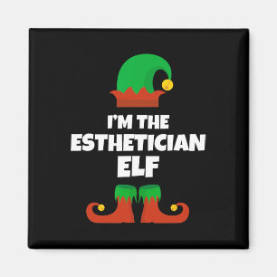 Aimant Je suis le pyjama de Noël de la famille d'esthétic