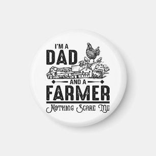 Aimant Je suis papa et paysan Agriculture
