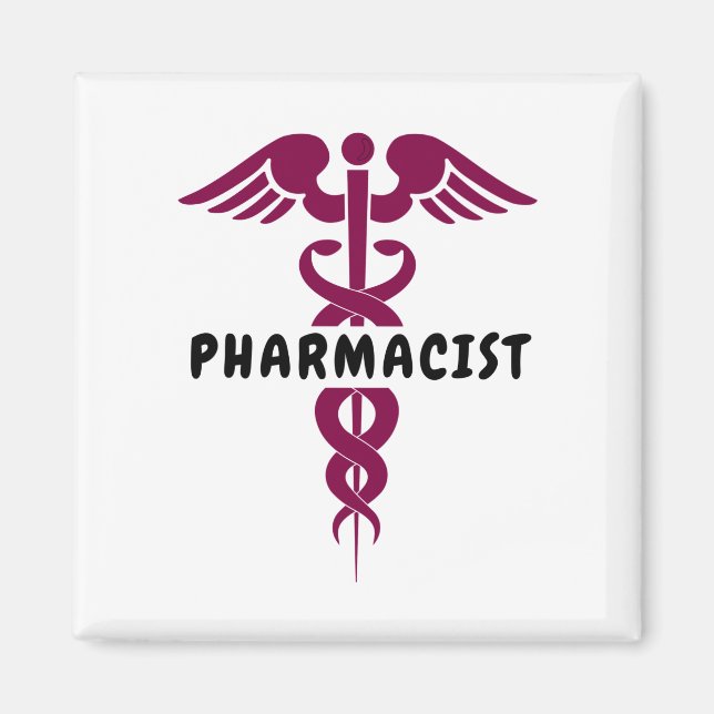 Aimant Je suis pharmacien (Devant)