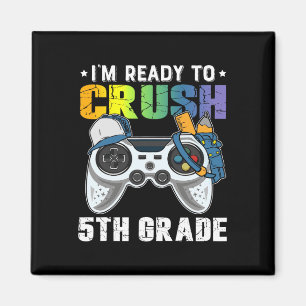 Aimant Je suis prêt à écraser 5e année jeu vidéo Ck To Sc