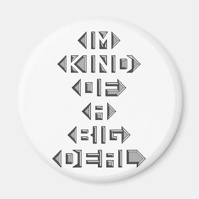 Aimant Je Suis Un Peu Gros. (Devant)