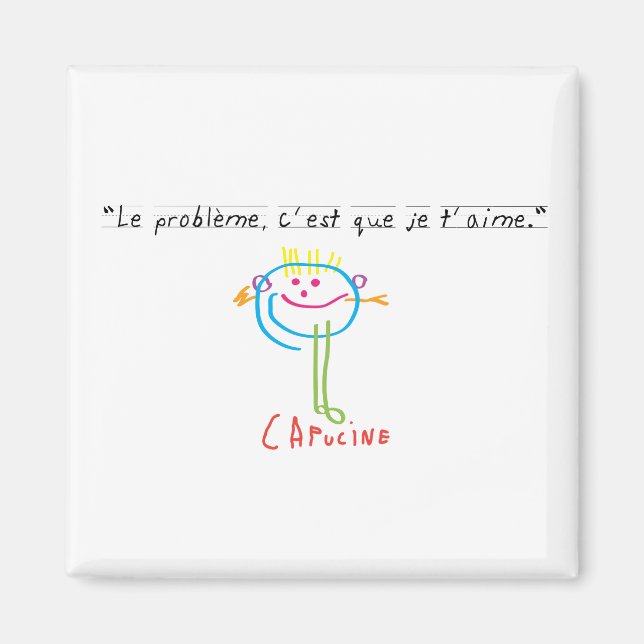 Aimant "Je t'aime" (Devant)