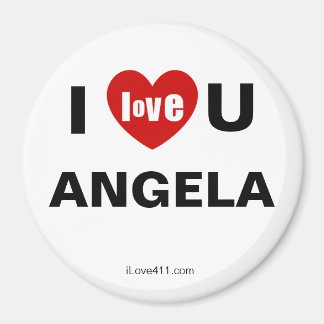 Aimant Je t'aime Angela