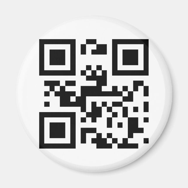 Aimant Je t'aime - Code QR (Devant)
