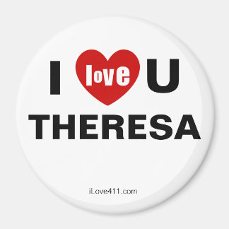 Aimant Je t'aime Theresa