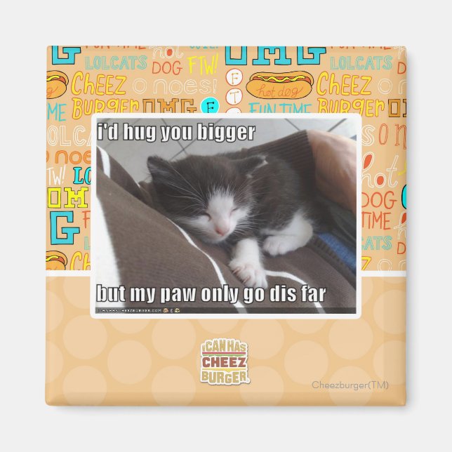 Aimant Je te serrerais plus gros. (Devant)