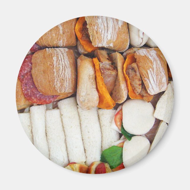 Aimant Je vais juste prendre un sandwich ! (Devant)