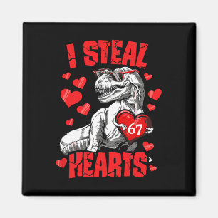 Aimant Je vole 67 cœurs Saint-Valentin 67 Meme 6 7 T Re