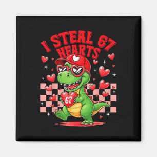 Aimant Je vole 67 cœurs Saint-Valentin 67 Meme 6 7 T-re