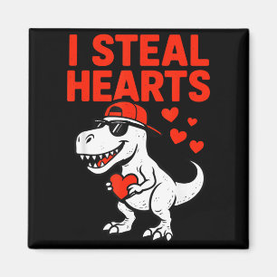 Aimant Je vole des coeurs Trex Dino Bébé Garçon Saint-Val