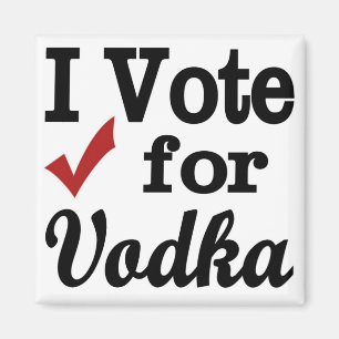 Aimant Je Vote pour Vodka