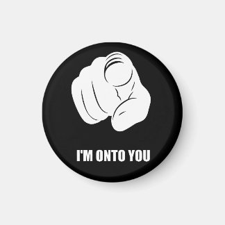 Aimant Je Vous Ai À L'Œil - Doigt Pointé, Amusement Ludiq