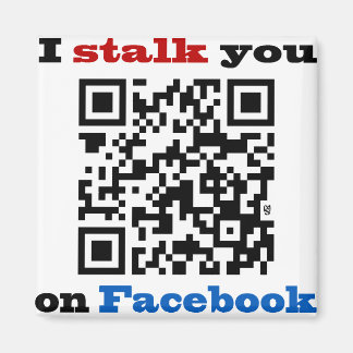 Aimant Je vous égrappe sur le code de Facebook QR