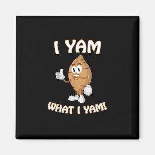 Aimant Je Yam Ce Que Je Yam Chemise Drôle Thanksgiving Fo