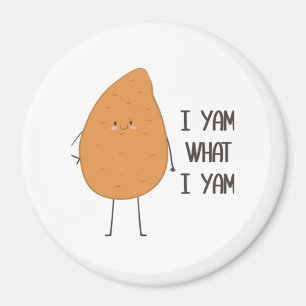 Aimant Je Yam Ce Que Je Yam ! Super Yam Vegetable Pun
