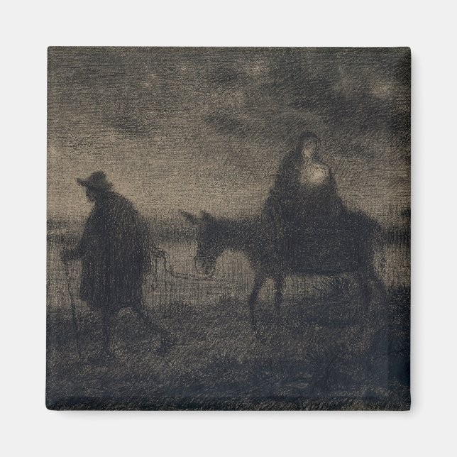 Aimant Jean-François Millet - Le Vol En Egypte (Devant)