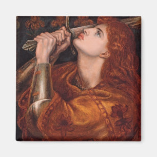 Aimant Jeanne d'Arc (Portrait) (par Dante Gabriel Rossett