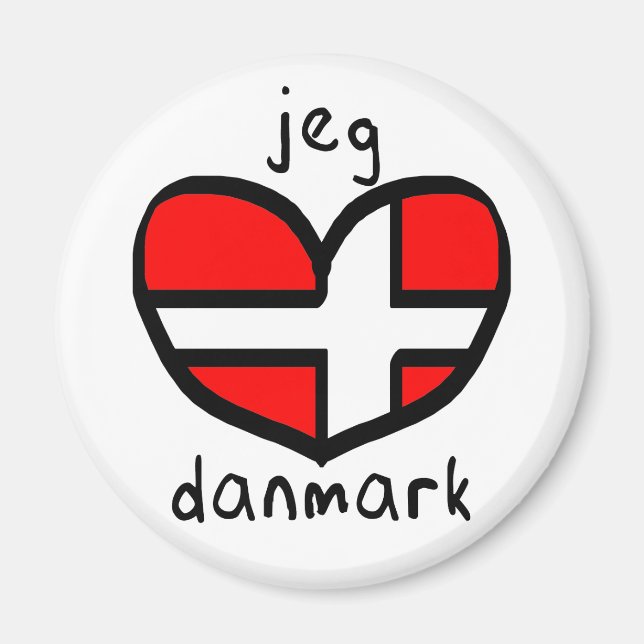 Aimant Jeg Elsker Danmark (Devant)