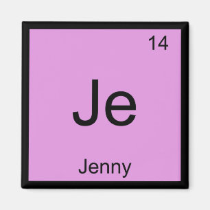 Aimant Jenny Nom Chimie Élément Chimie Tableau périodique