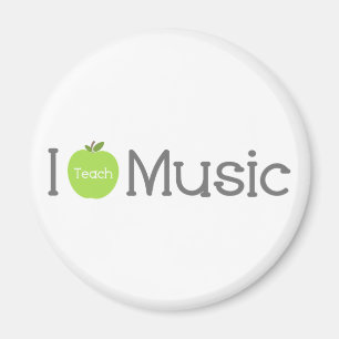 Aimant J'Enseigne Musique Green Apple