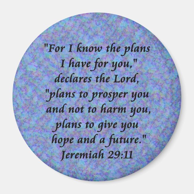 Aimant jeremiah 29 (Devant)