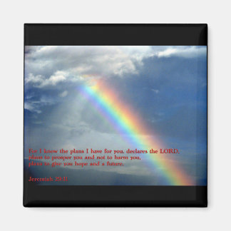 Aimant Jérémie 29:11 Arc-en-ciel