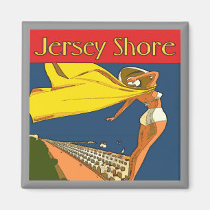 Aimant Jersey Shore Vintage