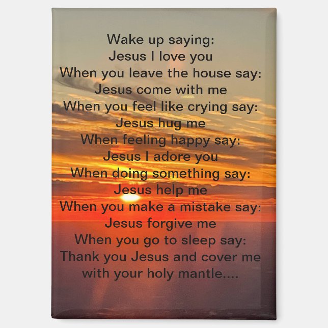 Aimant Jésus (Recto)