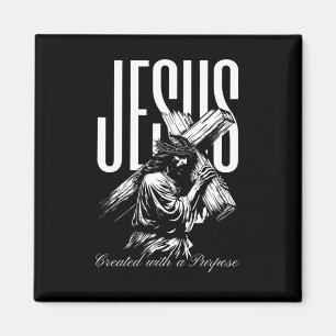 Aimant Jésus a été créé avec un but Vintage La foi sur la