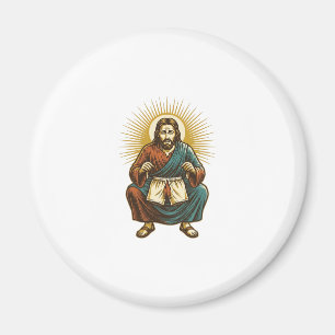 Aimant Jésus ajustant un mal-être inconfortable au milieu